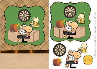 Cheers - Beer Themed Card (blank)