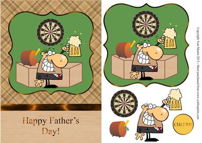 Cheers - Beer Themed Father's Day Card