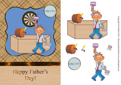 Cheers - Drunk Man Pub Card (father's Day)