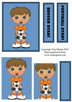 Football / Soccer Star Pyramage Card