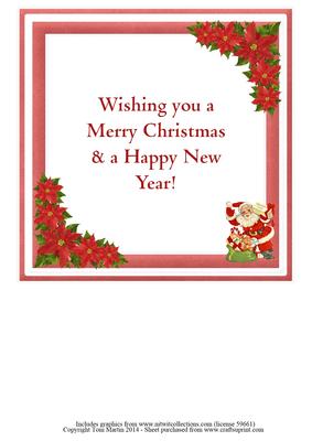 Santa & Church Christmas Night Scene Insert