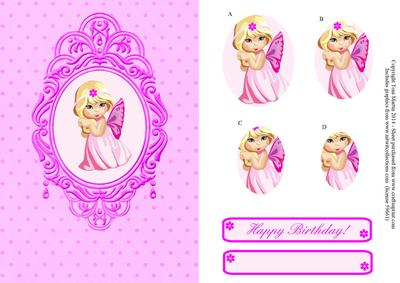 Sweet Fairy Girl Topper & Pyramage