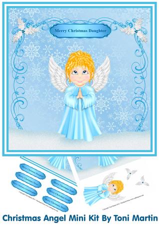 Christmas Angel Mini Kit & Decoupage