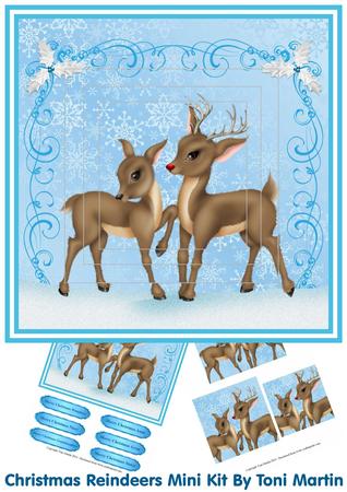 Christmas Reindeers Mini Kit
