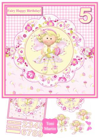 A Fairy Happy Birthday Mini Kit & Decoupage