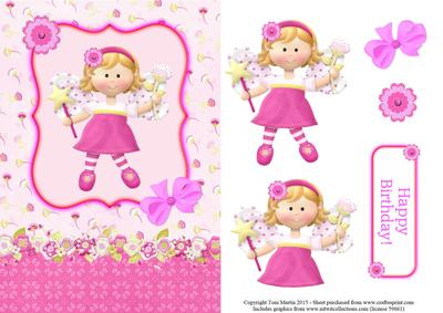 Cute Little Fairy Topper & Decoupage