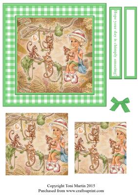Hope Your Day is Chimply Amazing Gingham Topper & Pyramage