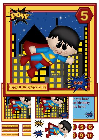 Super Hero Birthday Boy Mini Kit - Ages 3-10