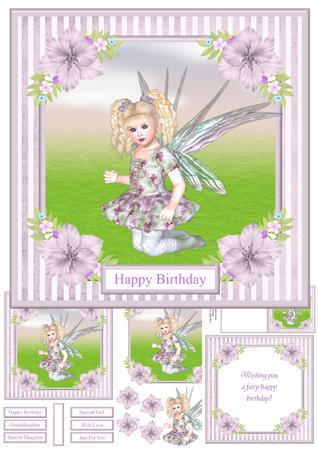 Magical Fairy Card Mini Kit & Decoupage