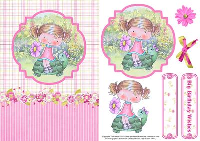 Wendy's Walkabout Card Topper & Decoupage