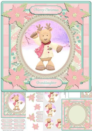 Cute Reindeer Christmas Mini Kit & Pyramage