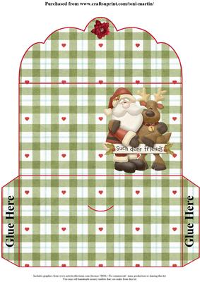 Such Deer Friends Christmas Money Wallet