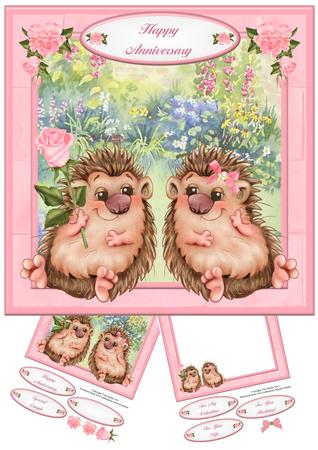Hedgehog Love Mini Kit - Valentine / Anniversary