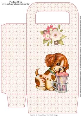 Cute Puppy Gift Bag