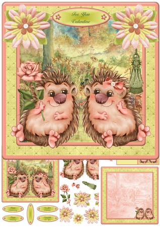 Hedgehog Love Mini Kit - Valentine / Anniversary