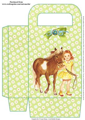 Girl & Pony Gift Bag