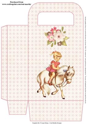 Girl & Pony - Horse Riding - Gift Bag