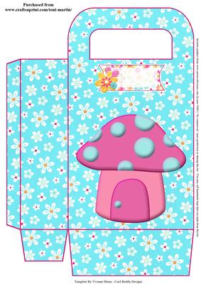 Mushroom House Gift Bag