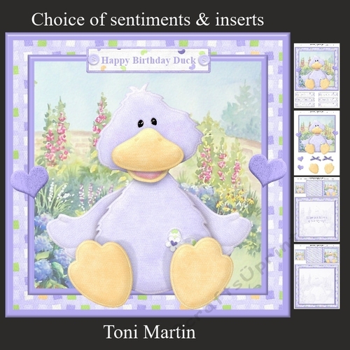 Have a quacking day card mini kit & decoupage