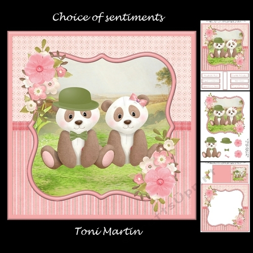 Ill panda to your every need on this special day card mini kit & decoupage