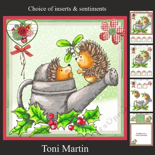 Sweet Hedgehogs Christmas Mini Kit & Decoupage