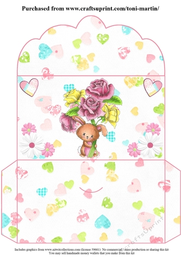 Sweet Bunny Money Wallet