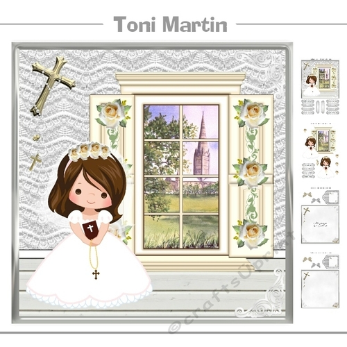 First Holy Communion Card Mini Kit & Decoupage