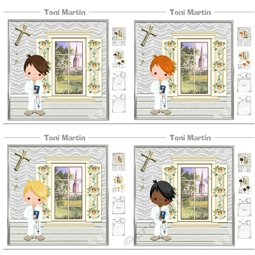 First Holy Communion Boys bumper kit - Decoupage & Inserts