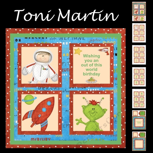Space Themed - Out of this World - Quick Layer Card with Ages 3-12 Mini Kit