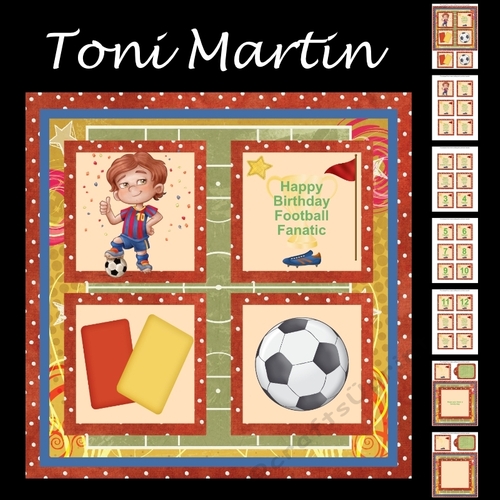 Football Quick Layer Card with Ages 3-12 Mini Kit