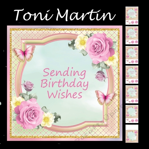 Pretty floral mini kit - Mixed greetings