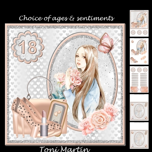 Lets celebrate card mini kit & decoupage