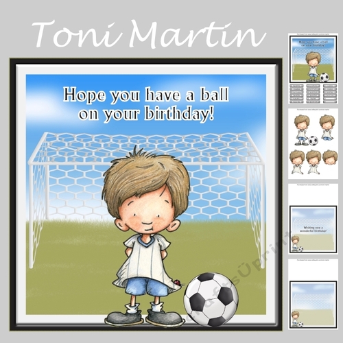 Football Boy Birthday Mini Kit & Decoupage