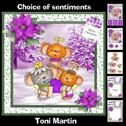 Cute Mice Christmas Carols mini kit & decoupage