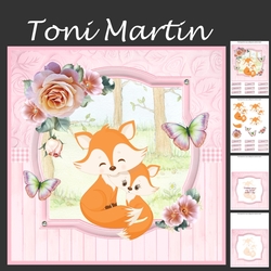 Mothers Day / Birthday - Fox Mini Kit & Decoupage