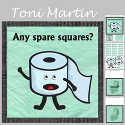 Any spare squares? - Toilet paper humorous card mini kit & decoupage