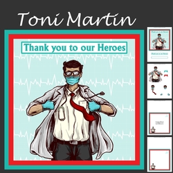 Thank you to our Heroes - Mini Kit & Decoupage (Doctor)