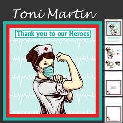 Thank you to our Heroes - Mini Kit & Decoupage (Nurse)