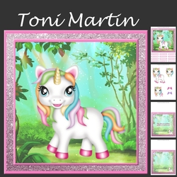 Unicorn - mini kit & decoupage