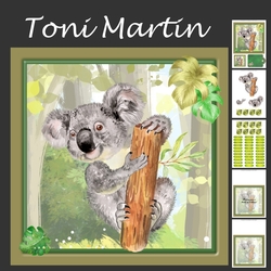 Take it easy - Koala card mini kit & decoupage