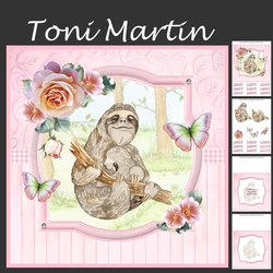 Sloths Decoupage Mini Kit