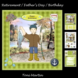 Catch of the day fishing mini kit - Retirement / Fathers Day / Birthday