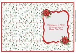 Christmas Poinsettias Insert