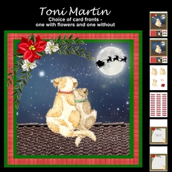 Waiting for santa christmas dogs mini kit & decoupage