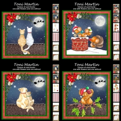 Christmas Rooftop Scenes Bumper Kit - Decoupage & Inserts
