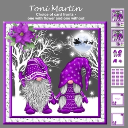 Nordic gnomes christmas mini kit & decoupage