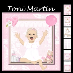 Baby Girl Decoupage Mini Kit