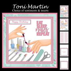 Nail Manicure Decoupage Mini Kit