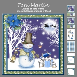 Snowman and friends decoupage mini kit