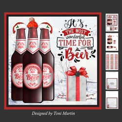 Christmas Beer Card Mini Kit 7x7